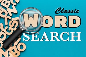Classic Word Search game – Find all the words in all levels!