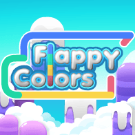 Geschicklichkeit Spiele Spiel Flappy Colors spielen kostenlos
