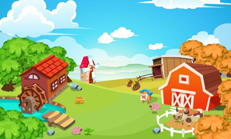 happy farm house