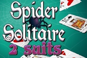 2 suit spider solitaire free